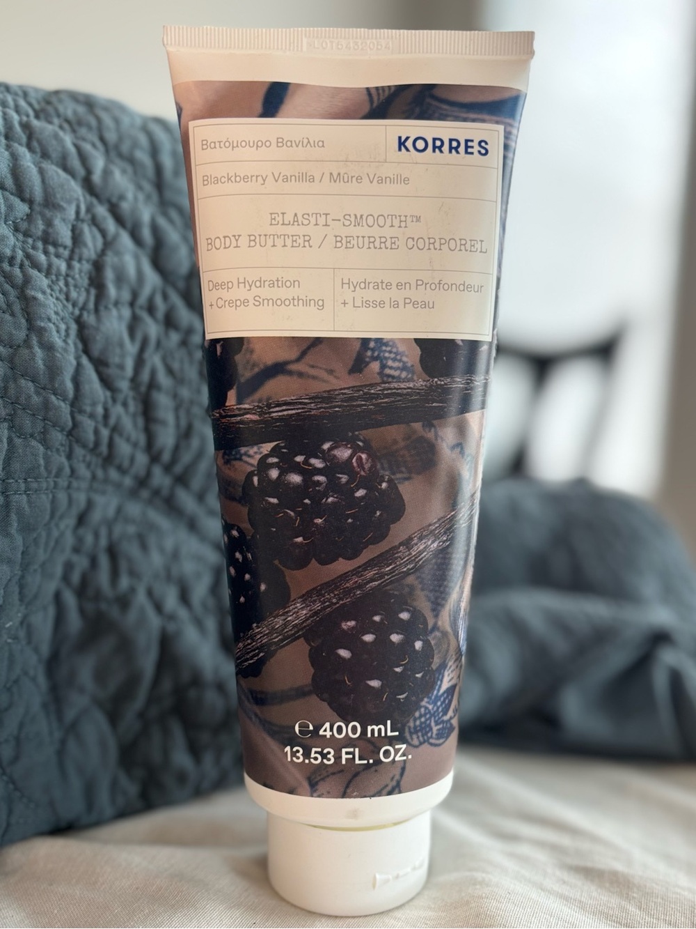 Korres Body Butter Blackberry Vanilla 13.53 Oz Deep Hydration New ⭐